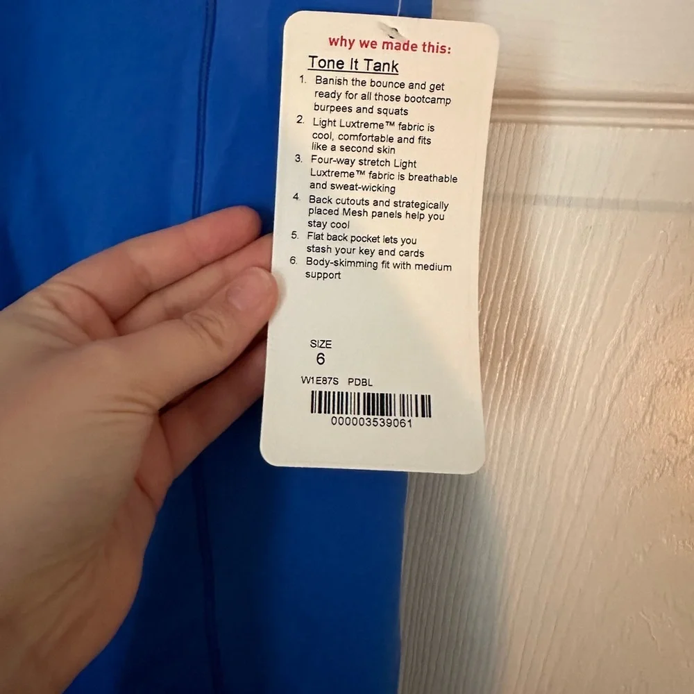 NWT lululemon tank